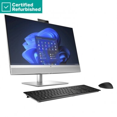 RENEW SILVER HP Elite 870 G9 AIO All-in-One - i7-12700, 32GB, 1TB SSD, 27 FHD Non-Touch AG, FPR, Height Adjustable, Win 11 Pro, 1 years 2