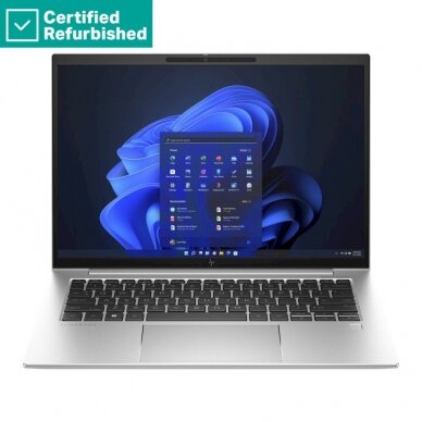 RENEW SILVER HP EliteBook 840 G10 - i5-1335U, 16GB, 256GB SSD, 14 WUXGA 250-nit AG, WWAN-ready, Smartcard, FPR, Nordic backlit keyboard, 51Wh, Win 11 Pro, 1 years 1