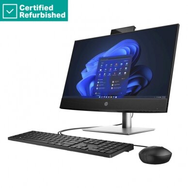 RENEW SILVER HP Pro 440 G9 AIO All-in-One - i7-13700T, 16GB, 512GB SSD, 23.8 FHD Non-Touch AG, Height Adjustable, USB Mouse, Win 11 Pro, 1 years 1