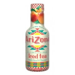 Šaltos arbatos gėrimas ARIZONA, persikų skonio, 450ml PET D