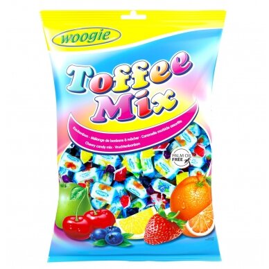 Saldainiai WOOGIE, Toffee mix, 1 kg