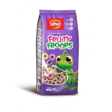 Sausi pusryčiai OHO Fruity froops, 150 g