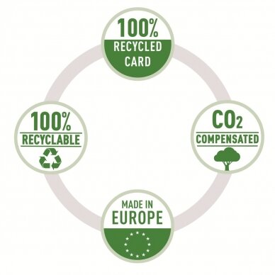 Segtuvas ESSELTE No1 CO2 Neutral, A4, kartoninis, 75 mm, mėlyna 1