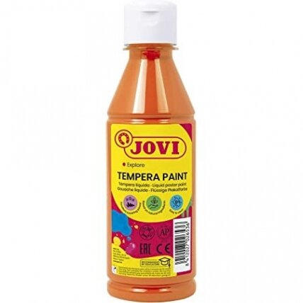 Skystas guašas buteliuke JOVI, 500 ml, oranžinė sp. 1