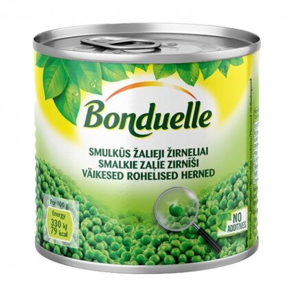 Smulkūs žirneliai BONDUELLE, 400 g / 280 g 1