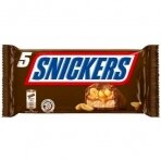 Šokoladinis batonėlis SNICKERS, 5x50g