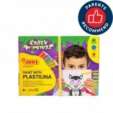 Spalvinimo plastilinu rinkinys JOVI CRAZY MONSTER, su priedais