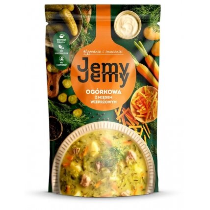 Sriuba JEMY JEMY, agurkinė, su kiauliena, 450 g