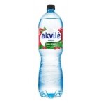 Stalo vanduo AKVILĖ, lengvai gazuotas,  granatų skonio, 1,5 l