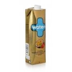 Vanduo WATER+, su pasiflorų sultimis ir braškių ekstraktu, 1 l