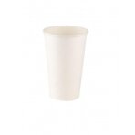 Vienkartiniai puodeliai, balti, popierius/PE, 355 ml, D 90 mm,,  50 vnt.
